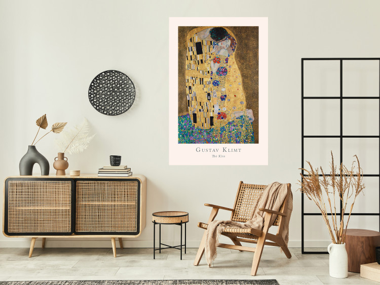 Poster Gustav Klimt - The Kiss - abstraction with a couple's kiss 136039 additionalImage 17