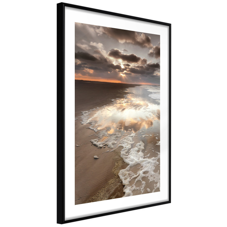Wall Poster Dispersion of the Present - beach landscape against a sunset 138039 additionalImage 4