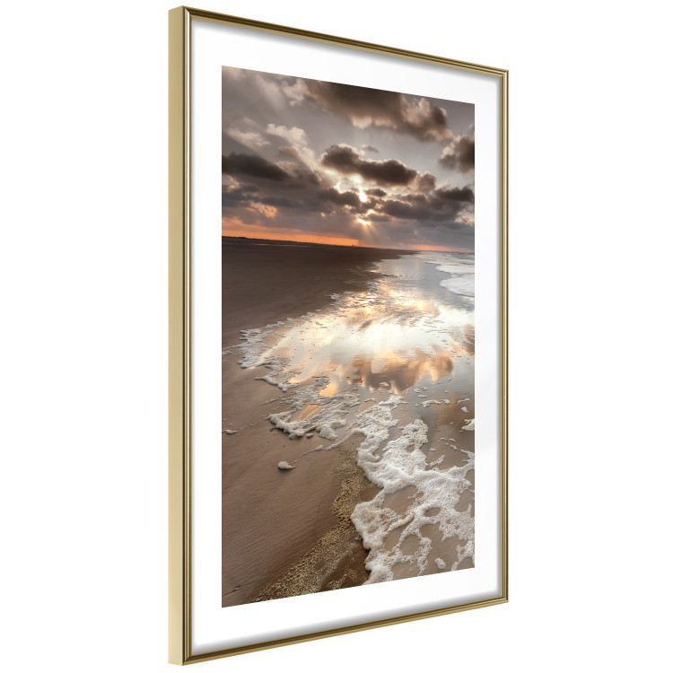 Wall Poster Dispersion of the Present - beach landscape against a sunset 138039 additionalImage 2