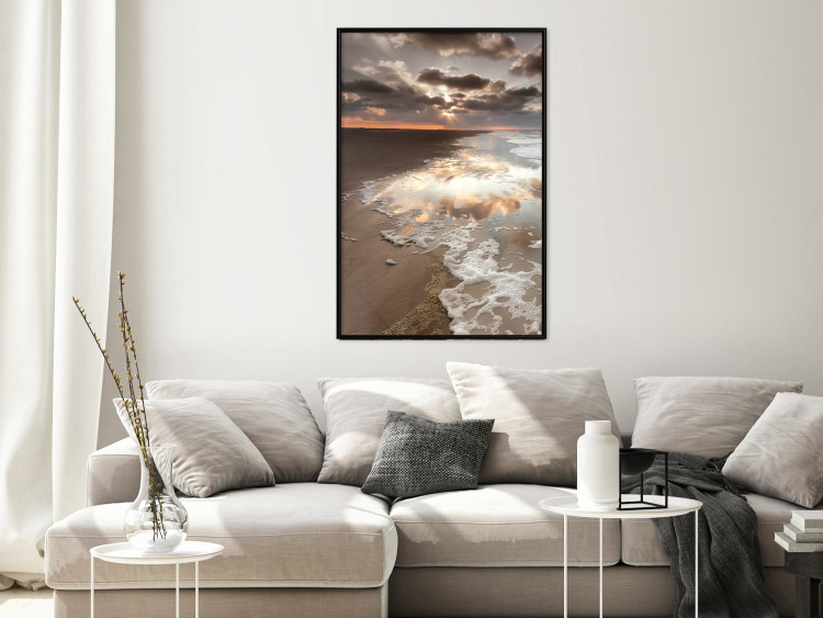 Wall Poster Dispersion of the Present - beach landscape against a sunset 138039 additionalImage 15