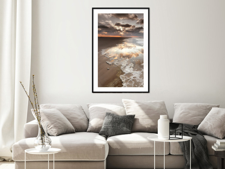 Wall Poster Dispersion of the Present - beach landscape against a sunset 138039 additionalImage 20