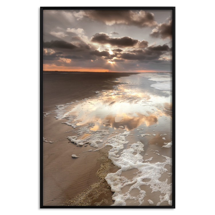 Wall Poster Dispersion of the Present - beach landscape against a sunset 138039 additionalImage 10