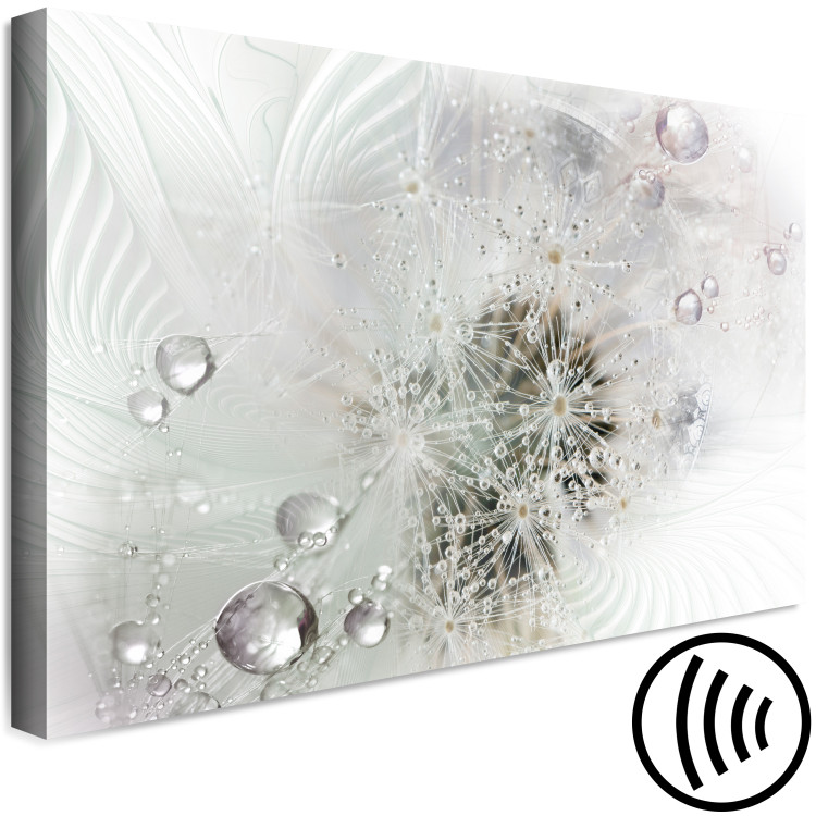 Canvas Print Tears of Longing (1-piece) Wide - abstraction in fluffy dandelions 143139 additionalImage 6
