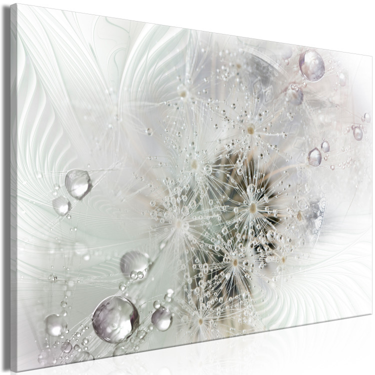 Canvas Print Tears of Longing (1-piece) Wide - abstraction in fluffy dandelions 143139 additionalImage 2