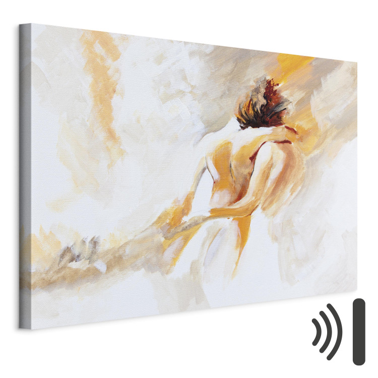 Canvas Print Couple in Love - Woman and a Man in a Tender Loving Embrace 145739 additionalImage 8