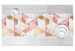 Table Runner Geometric patchwork - design with triangles, marble and gold pattern 147239 additionalThumb 3
