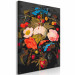 Paint by Number Kit Summer Bouquet - Colorful Flowers with Fruit on a Dark Background 147339 additionalThumb 6