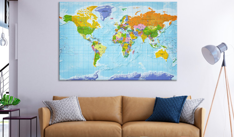 Large canvas print Political World Map [Large Format] 150739 additionalImage 5