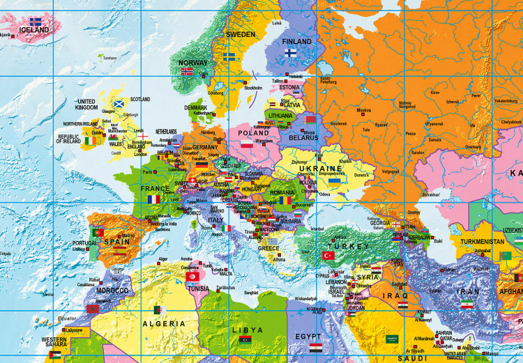 Large canvas print Political World Map [Large Format] 150739 additionalImage 4