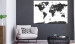Large canvas print Black and White Map [Large Format] 150839 additionalThumb 5