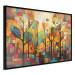 Wall Poster Colored Forest - A Geometric Composition Inspired by Klimt’s Style 151139 additionalThumb 10