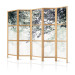 Folding Screen Labyrinth Tree - Branches With Leaves on a Light Background II [Room Dividers] 152039 additionalThumb 5