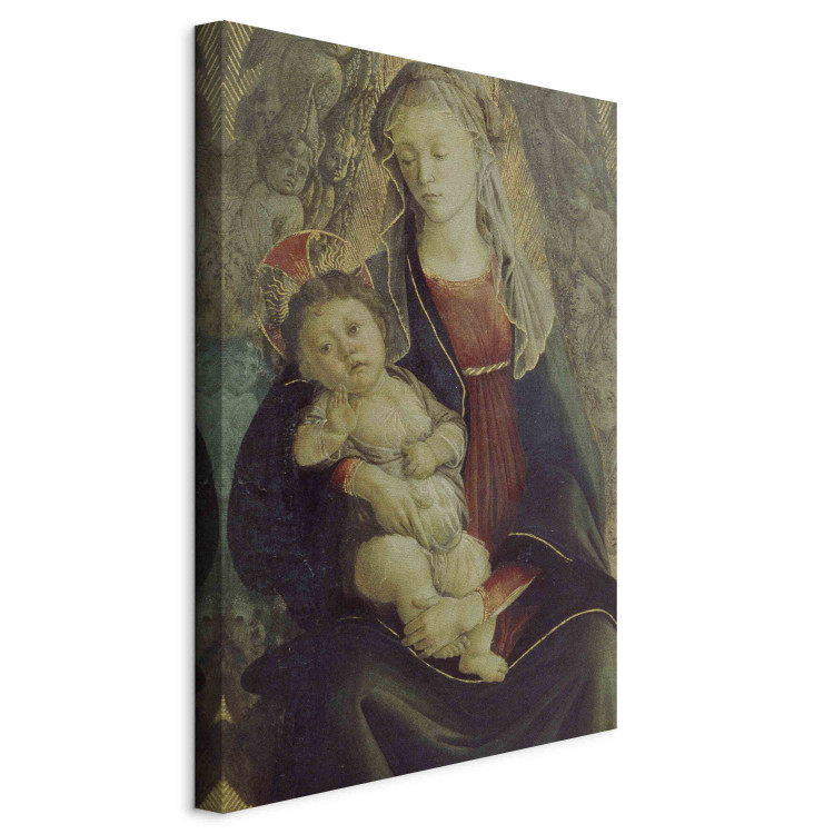 Reproduction Painting Madonna and Child in glory with angels 153139 additionalImage 2