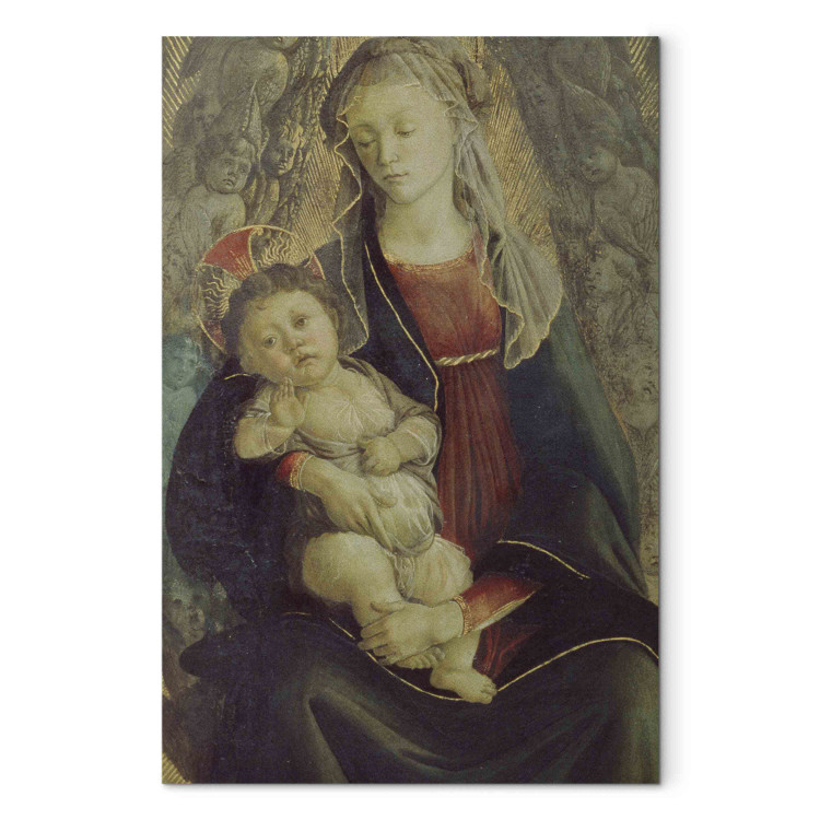 Reproduction Painting Madonna and Child in glory with angels 153139