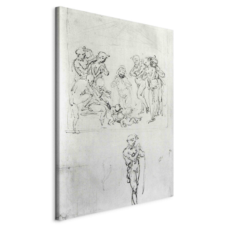 Reproduction Painting Figural Studies for the Adoration of the Magi 156439 additionalImage 2