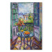 Canvas Art Print View From the Balcony - Landscape With Colorful and Painterly Architecture 159939