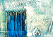 Canvas Fantasy (3-piece) - Blue abstraction with diverse texture 48039 additionalThumb 3