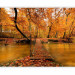 Photo Wallpaper Autumn bridge 59839 additionalThumb 5