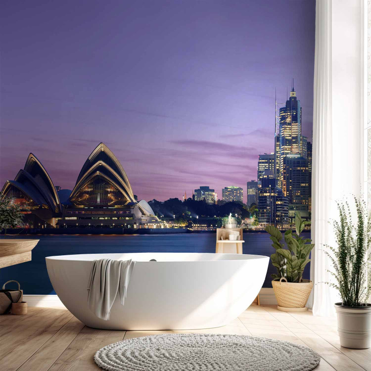 Photo Wallpaper Australia - evening city panorama with skyscrapers in Sydney 59939 additionalImage 8