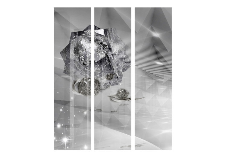 Room Separator Abstract Grayness - abstract diamond in corridor space 95339 additionalImage 3