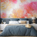 Wall Mural Pastel peonies - uniform floral motif in subtle colours 97339 additionalThumb 2