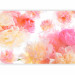 Wall Mural Pastel peonies - uniform floral motif in subtle colours 97339 additionalThumb 1