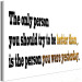 Canvas Print Words Have Power (1-part) - English Quote on White Background 114949 additionalThumb 2