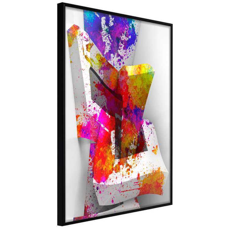 Wall Poster Three-dimensional shapes - colorful geometric abstraction in 3D form 115049 additionalImage 10