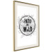 Poster Into the Wild - black and white composition with a floral motif and texts 116349 additionalThumb 2