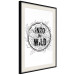 Poster Into the Wild - black and white composition with a floral motif and texts 116349 additionalThumb 3