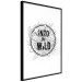 Poster Into the Wild - black and white composition with a floral motif and texts 116349 additionalThumb 13