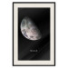 Poster Moon - silver globe and English text on a black cosmos background 116749 additionalThumb 18