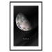 Poster Moon - silver globe and English text on a black cosmos background 116749 additionalThumb 17