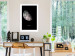 Poster Moon - silver globe and English text on a black cosmos background 116749 additionalThumb 4