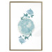 Poster Floral Planet - botanical composition with flowers and leaves on white 117549 additionalThumb 15