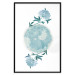 Poster Floral Planet - botanical composition with flowers and leaves on white 117549 additionalThumb 18