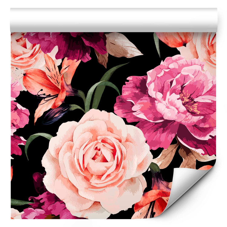 Modern Wallpaper Decorative Roses 118649 additionalImage 1
