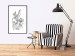 Wall Poster Iris in Love - black and white composition in line art with spring flowers 119049 additionalThumb 4