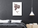 Canvas Life space - black inscription in English and graphic bird 122849 additionalThumb 3