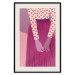 Poster Strawberry Lady - fruits on a female silhouette in pastel colors 123349 additionalThumb 19