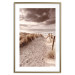 Wall Poster Distant Dune - seascape and beach against sky in sepia motif 123749 additionalThumb 14