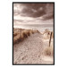 Wall Poster Distant Dune - seascape and beach against sky in sepia motif 123749 additionalThumb 18