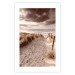 Wall Poster Distant Dune - seascape and beach against sky in sepia motif 123749 additionalThumb 19