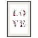 Wall Poster Love in Flowers - text with colorful flowers in English inscription 124449 additionalThumb 18