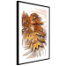 Wall Poster Autumn Memories - autumn leaf with a brown metallic texture 125449 additionalThumb 13