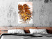 Wall Poster Autumn Memories - autumn leaf with a brown metallic texture 125449 additionalThumb 16