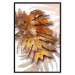 Wall Poster Autumn Memories - autumn leaf with a brown metallic texture 125449 additionalThumb 17