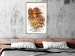 Wall Poster Autumn Memories - autumn leaf with a brown metallic texture 125449 additionalThumb 15