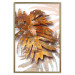 Wall Poster Autumn Memories - autumn leaf with a brown metallic texture 125449 additionalThumb 18