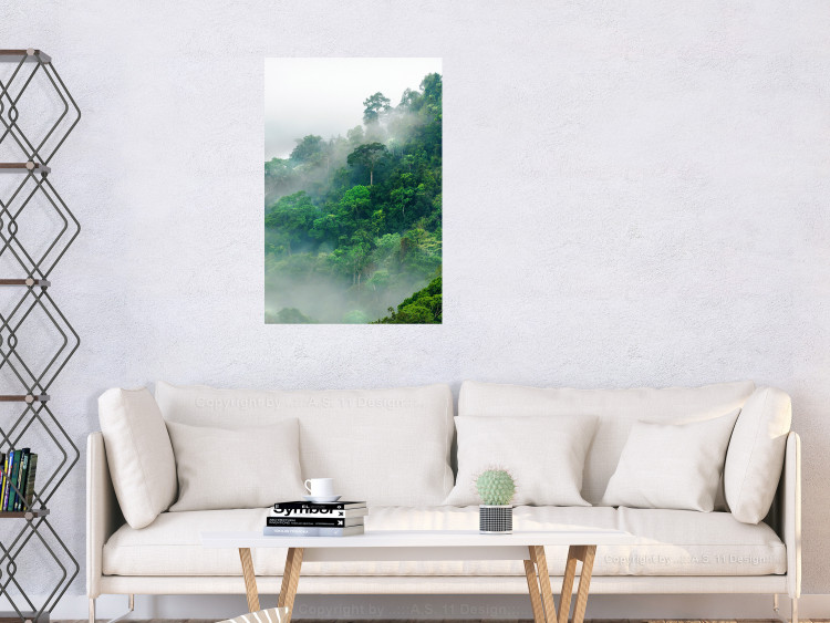 Canvas Print Lush Forest (1 Part) Vertical 125749 additionalImage 3